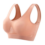 Women Anti-sagging Yoga Sports Bra High-Impact Fitness Tank Top