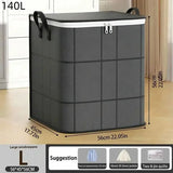 1PCS Large Capacity Foldable Storage Organizer Bag Sturdy for Clothes Bedding Blankets Home Organization Solution