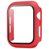 Tempered Glass+Case For Apple Watch 38-40mm 41mm 42mm 44mm 45mm 46mm Screen Protector Protective Cover iWatch 11 10 8 7 9 6 SE 5