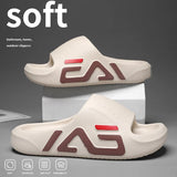 Extra-thick Sole Men Soft Air Cushion Casual Slippers EVA Sandals Fashion Flip Flops Outdoor Summer Seaside Beach Shoes