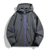 JNLN Unisex Waterproof Windbreaker Outdoor Sport Windproof Single-Layer Jacket Men Women Hiking Climbing Trekking Rain Coat
