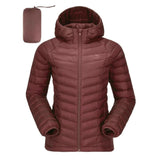 GOLDEN CAMEL Women's Down Jacket Hooded Winter Light Weight Short Puffer Coats Packable Warm Windproof Jacket for Women Clothes