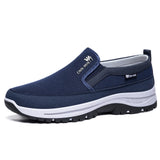 2026 Men Casual Shoes Breathable Soft Bottom Sneakers Men Non-Slip Walking Shoes Comfortable Slip-On Men Loafers Tenis Masculino