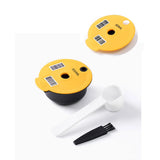 60/180200/220ML Reusable Coffee Capsule Pods for BOSCH-s Machine Tassimo Refillable Filter Pod Silicone Lid Replacement