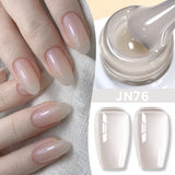 BORN PRETTY 83 Colors 10ml Jelly Nude Gel Nail Polish Autumn Amber Semi Transparent Manicure Soak off UV LED Nails Gel Varnish