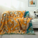 Nordic Throw Blanket For Beds Cotton Double Sided Sofa Cover Sofa Cushion Soft Blanket Leisure Bedspread Four Seasons Thin Quilt