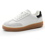 MORAZORA 2026 New Genuine Leather Shoes Women Sneakers Lace Up Spring Summer Fashion Platform Flats Ladies Casual Shoes