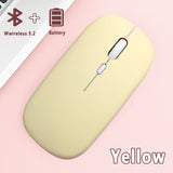Bluetooth 5.0 Wireless Mouse Ultra Slim Portable Silent Ergonomic for Laptop Tablet PC MacBook Phone Adjustable DPI Ergonomic
