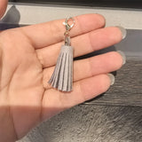 1Pcs Autumn Winter Maillard Tassel Pendant Shoe Charms Leather Flower Shoelace Buckle Sports Shoe Decoration Accessory Buckle
