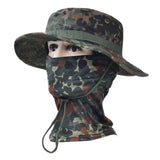 Outdoor UV Protection Boonie Hat with Face Neck Cover