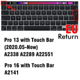 Keyboard Cover For Macbook Air 13 M2 Pro 13 M1 Pro 14 16 Max Silicone Protector Skin Case A2337 A2338 A2442 A2779 A2681 A2485