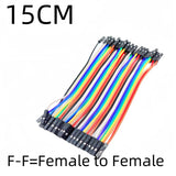 40-120pcs Dupont Line 10CM 20CM 30CM 40Pin Male to Male + Male to Female Female to Female Jumper Wire Dupont Cable for  DIY KIT