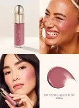Rare Beauty New Product Frost-to-powder Mashed Potato Matte Air Cushion Blush Cream Liquid Blush Long-lasting Lipstick Lip Gloss