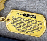 Keepsake for Son Grandson Daughter Granddaughter Keychain Gifts from Grandma Grandpa to My Badass Son Keyring