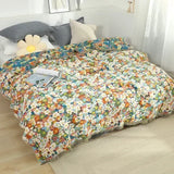 Nordic Throw Blanket For Beds Cotton Double Sided Sofa Cover Sofa Cushion Soft Blanket Leisure Bedspread Four Seasons Thin Quilt