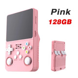 R36S new retro game console 3.5-inch Linux open-source system portable handheld game console with 128GB large memory