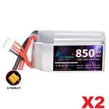 1/2/3PCS TERANTY 3S 11.4V Lipo Battery 850mAh 100C HV With XT30 T XT60 Plug For RC FPV Drone Quadcopter Helicopter Airplane