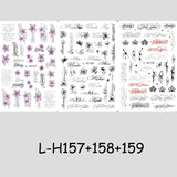 2/3 pcs Punk Style English Letters Nail Stickers Gothic Artistic Lettering Nail Charms Y2K Metallic Retro Letters Nail Decor