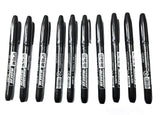6 PCS Permanent Marker Pen Manga Drawing Markers Black Blue Red Waterproof Ink Sketch Pens Stationery Art School Supplies