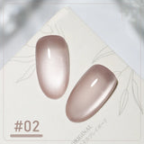 5g/Bottle White Moonlight Nail Cat's Eye Gel Magnetic Satin Gel Polish 9-Colors Soak Off Glitter Phototherapy Manicure Varnish