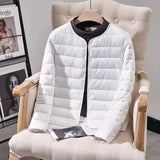 Women White Duck Down Slim Jackets 2025 New Arrivals Autumn Winter Warm Female Fashion Ultra Lightweight Packable Puffer Coats