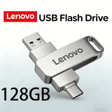 Lenovo USB3.2 USB Flash Drive 512GB OTG Pen Drive High Speed Type-C Flash Disk Real Capacity Metal Pendrive For Phone Computer