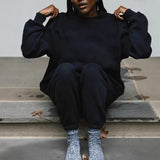 2026 Ladies' Women's Sweatshirts Spring Autumn Long Sleeve Mock Neck Casual Hoodies Plus Size Womens Relaxed Solid Color Hoodie
