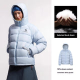 GOLDEN CAMEL Outdoor Down Jackets Unisex Women's Winter Coats High-loft Windproof Warm Duck Down Padding Puffer Jacket Camping