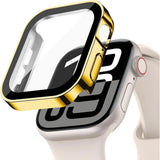 Screen Protector for Apple Watch 10 Case 46mm 42mm 45mm 44mm 41mm 40mm 44 Tempered Glass PC bumper Cover Series 7 8 9 SE 6 5 4