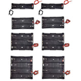 3pcs 18650 Battery Holder with Wire 3.7V,7.4V, 11.1V, 14.8V 18650 Battery Holder Box for Battery storage charging