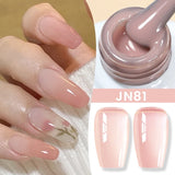BORN PRETTY 83 Colors 10ml Jelly Nude Gel Nail Polish Autumn Amber Semi Transparent Manicure Soak off UV LED Nails Gel Varnish