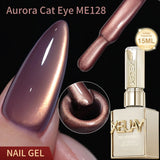 XEIJAYI 1pc 15ML Blue cat eye Nail Gel polish Semi Permanent Nail Art Soaking UV LED Nail Salon DIY Nail Salon Gel