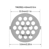Meat Grinder Pinion Mixer Spare Parts Meat Grinder Knife Stainless Steel Grille for Food Grinder Accessories Kitchen Tool