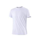 Summer Mens Quick Dry Running Bodybuilding Shirts Sport Gym t Shirt Men Short Sleeve Fitness Tops Oversized t-Shirt Jersey