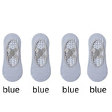 1/ 4Pair Professional Women Yoga Sock Silicone Anti-slip Ballet Pilates Socks Women Backless Breathable Bandage Yoga Sport Socks