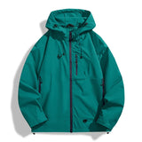 JNLN Unisex Waterproof Windbreaker Outdoor Sport Windproof Single-Layer Jacket Men Women Hiking Climbing Trekking Rain Coat