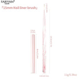 Nail Art Liner Brushes Elongated Lines Striping Drawing Painting Brushes For Manicure Beauty Salon Nails Products Manicure Tools