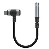 2-In-1 USB-C To 3.5mm Audio Adapter 100W PD Fast Charging Aux Mic Jack For Smartphone Tablet