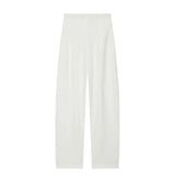 ETJ 2025 women's new fashion design three-dimensional cut high collar slim suit jacket & matching casual trousers