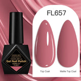 10ml Gel Nail Polish 162 Colors Nail Supplies Vernis Semi Permanent Nail Art Manicure Soak Off LED UV Gel Nail Varnishes Summer