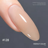 PERFECT COLOR  4-in-1 Builder Nail Gel,20g 12 Colors Rubber Base Gel Polish,Extension for DIY Salon Girls Home,Nail Art Brushes
