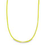 1mm Colorful Enamel Box Chains (G203-204)