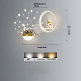 Astronaut Children's Room Wall Lamp Creative LED Background Wall Lamp