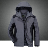 Men's Warm Down Jacket, Plus Size Windproof Coat