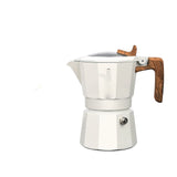 Outdoor Camping Italian Double Valve Mocha Kettle