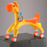 Silent Wheel Musical Walker, Cartoon Ride-On Toy