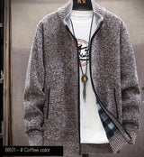 Men's Thickened Padded Jumper Cardigan Jacket (1PC)