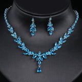 Simple White Bride Zircon Set Women