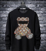 Men's Round Neck Long Sleeve Ironing T-shirt