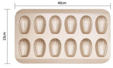 Thick Non-stick Bakeware Cake Mold Set with Madeleine Mold